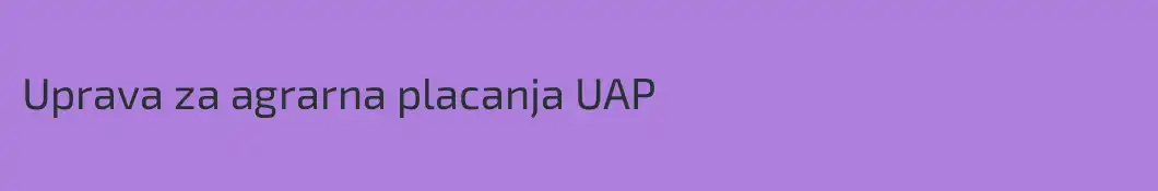 Uprava za agrarna placanja UAP